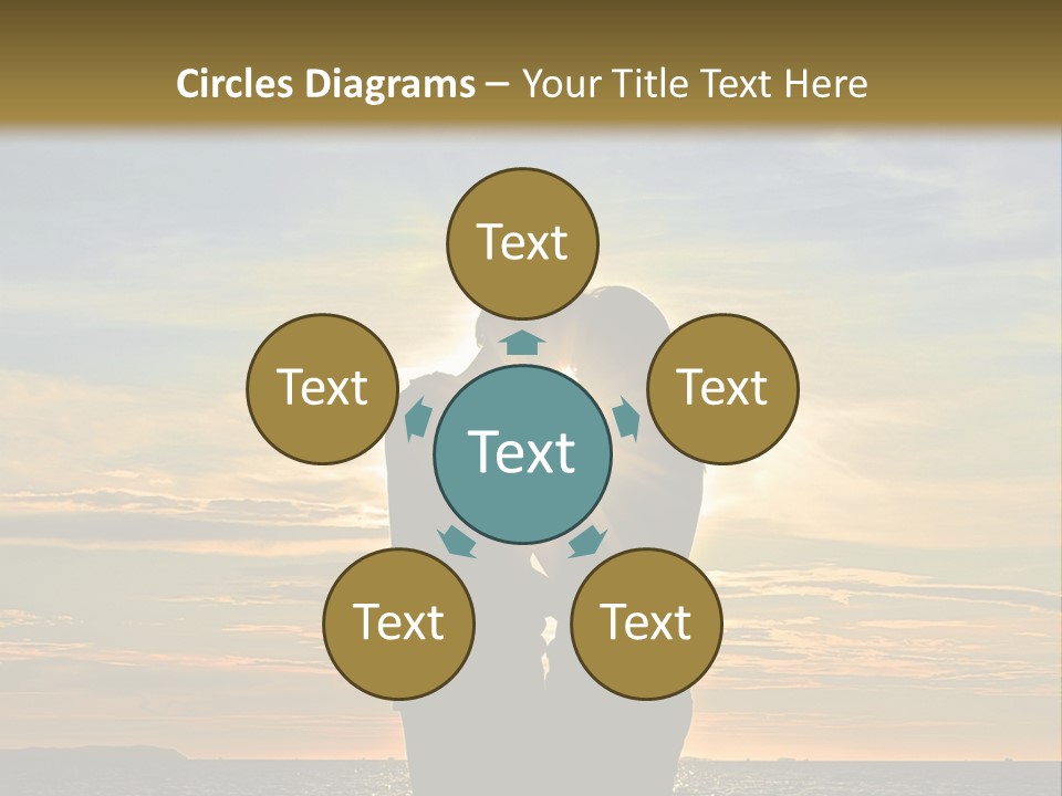 White Sad Sunset PowerPoint Template