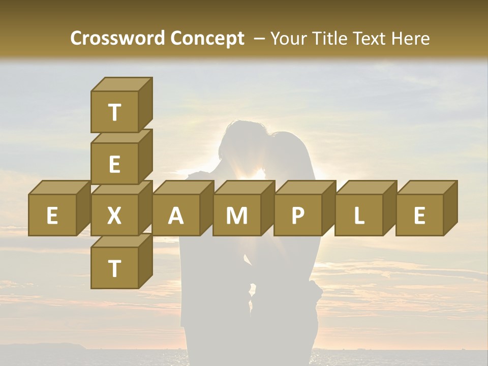 White Sad Sunset PowerPoint Template