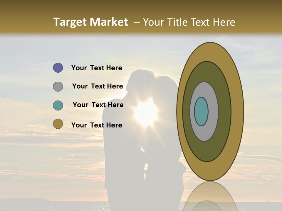 White Sad Sunset PowerPoint Template