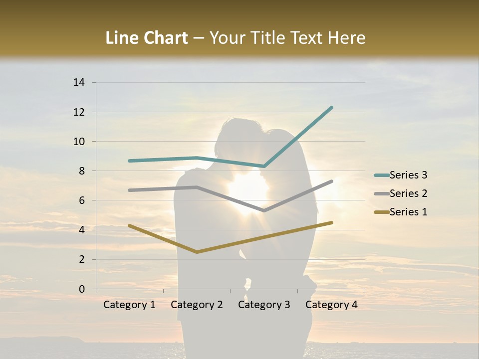 White Sad Sunset PowerPoint Template