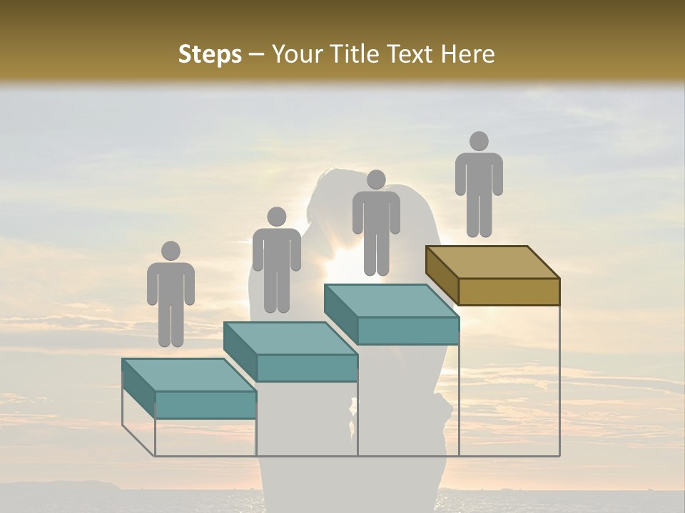 White Sad Sunset PowerPoint Template