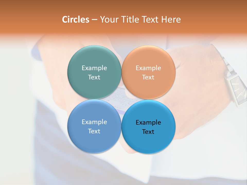Elderly Mother Wave PowerPoint Template