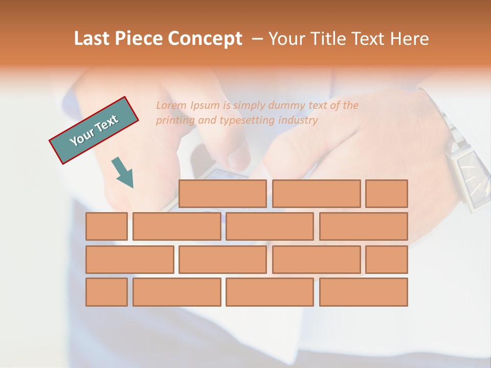 Elderly Mother Wave PowerPoint Template