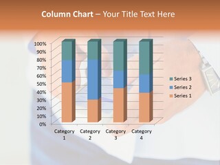 Elderly Mother Wave PowerPoint Template