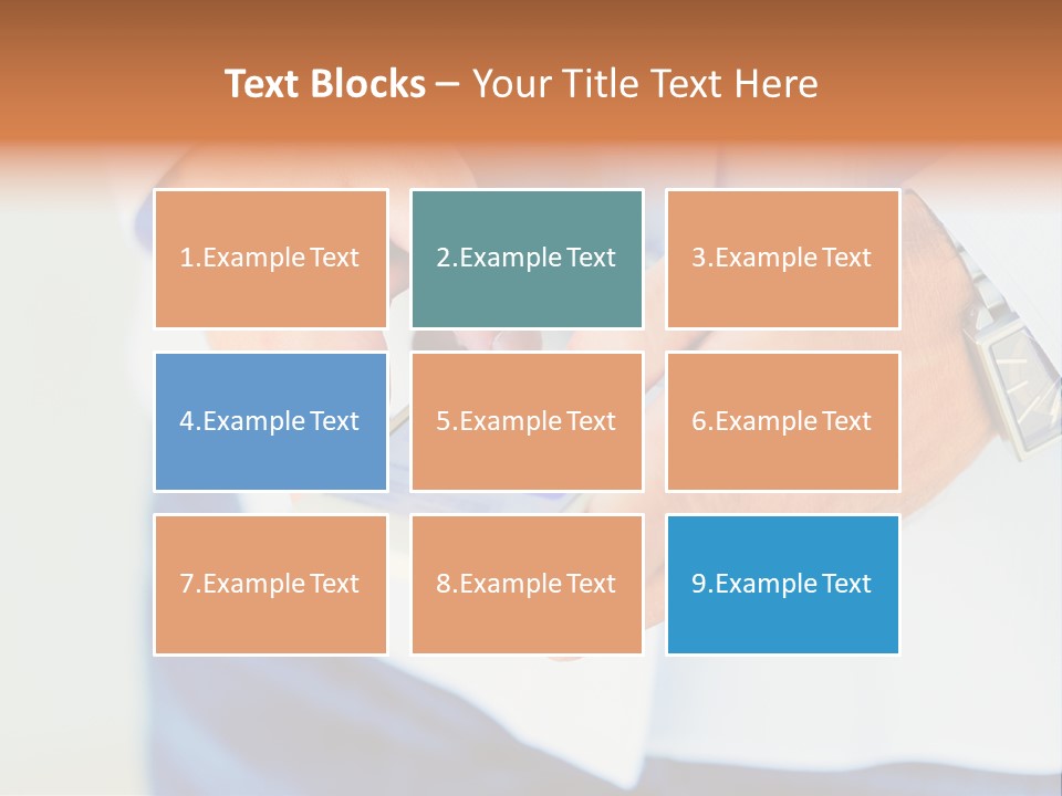 Elderly Mother Wave PowerPoint Template