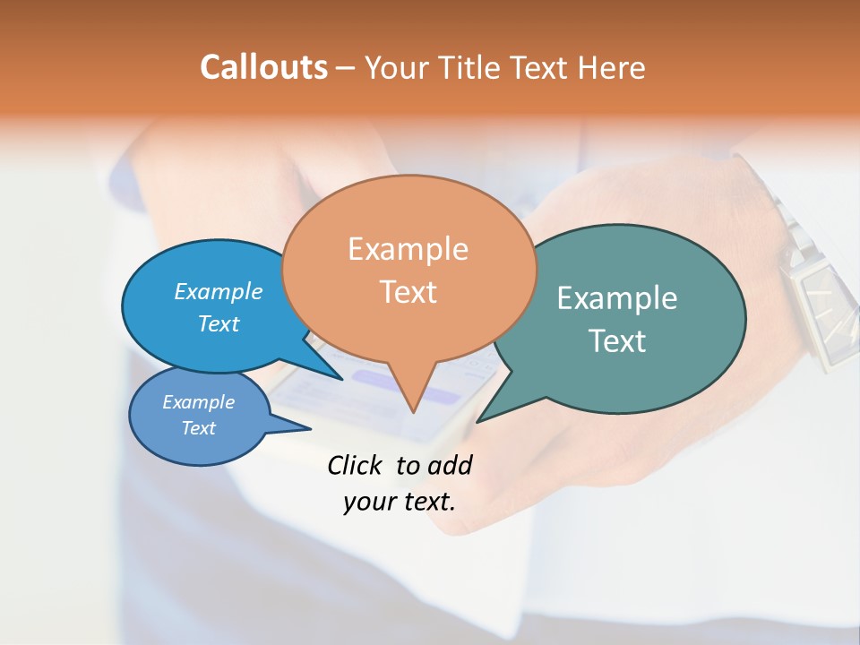 Elderly Mother Wave PowerPoint Template