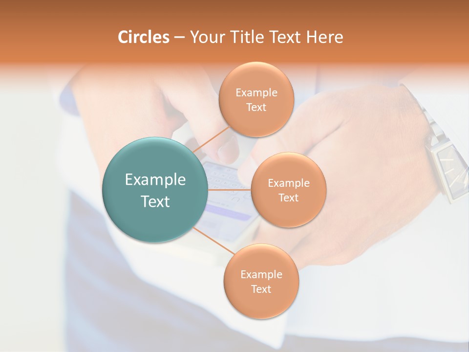 Elderly Mother Wave PowerPoint Template