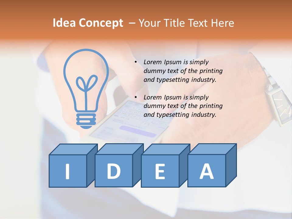 Elderly Mother Wave PowerPoint Template