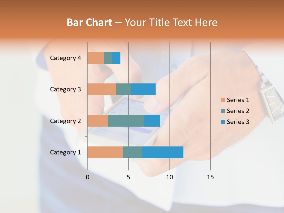 Elderly Mother Wave PowerPoint Template
