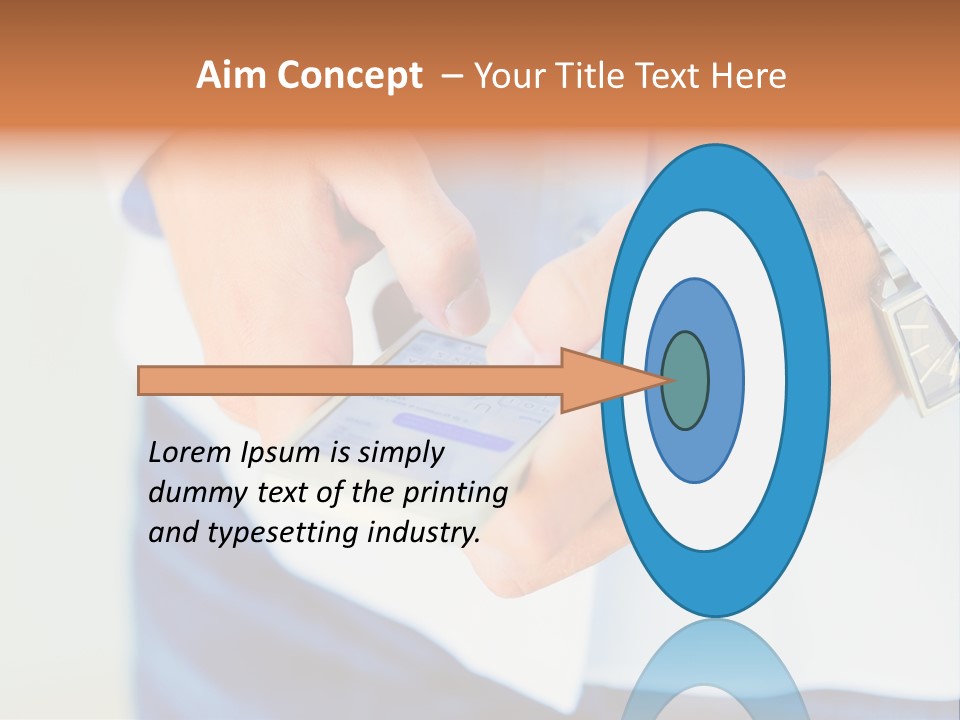 Elderly Mother Wave PowerPoint Template