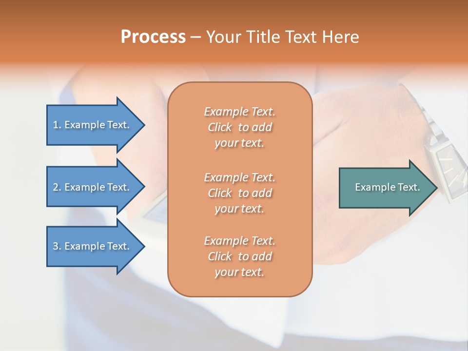 Elderly Mother Wave PowerPoint Template
