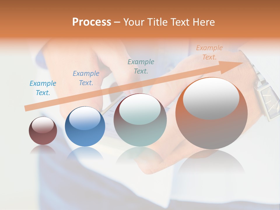 Elderly Mother Wave PowerPoint Template