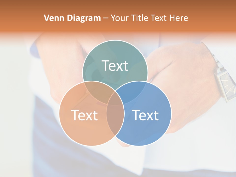 Elderly Mother Wave PowerPoint Template