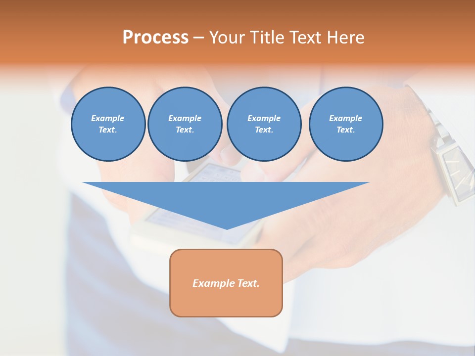 Elderly Mother Wave PowerPoint Template