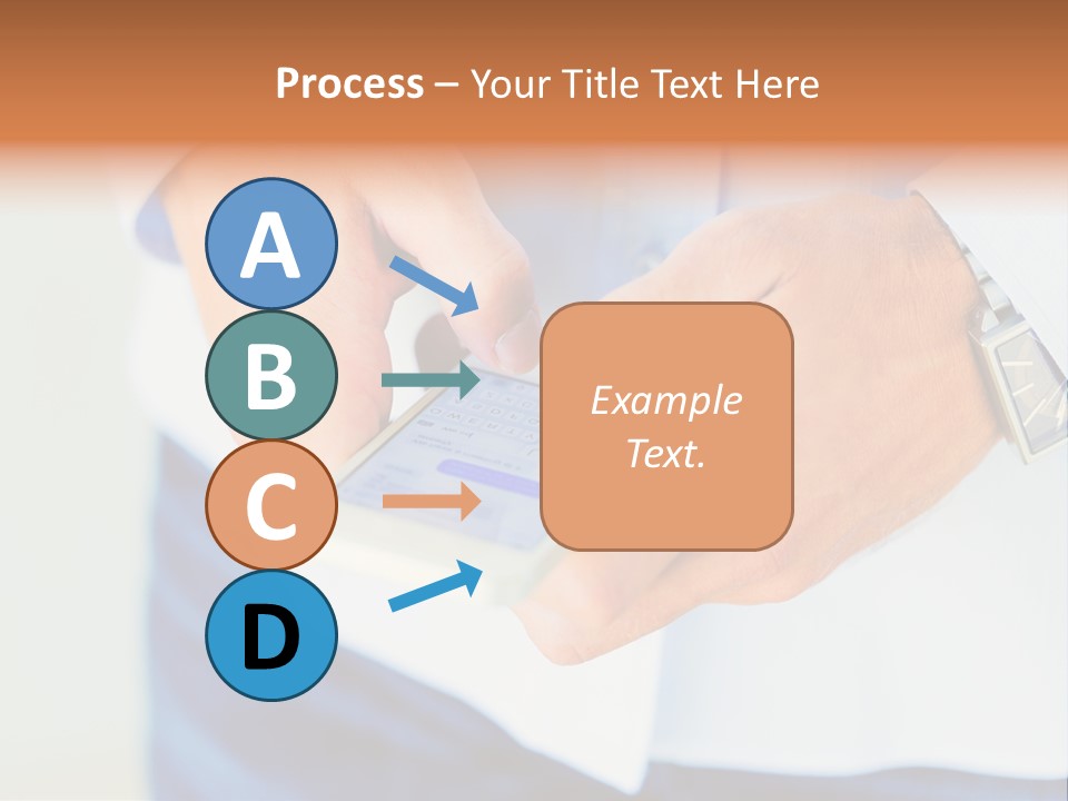Elderly Mother Wave PowerPoint Template