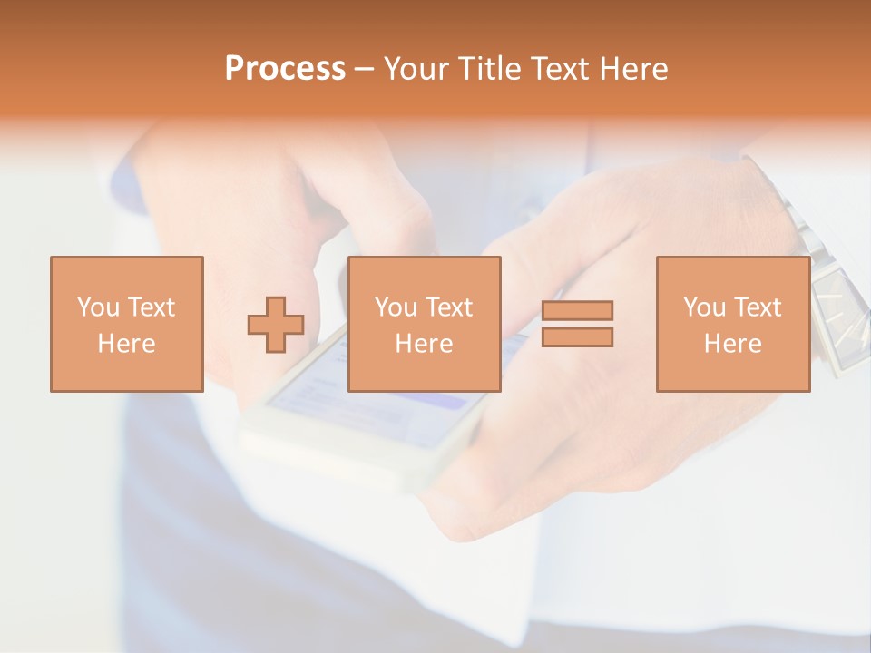 Elderly Mother Wave PowerPoint Template