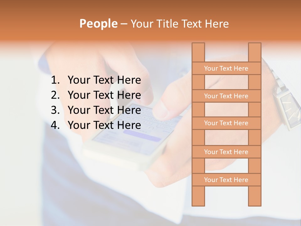 Elderly Mother Wave PowerPoint Template
