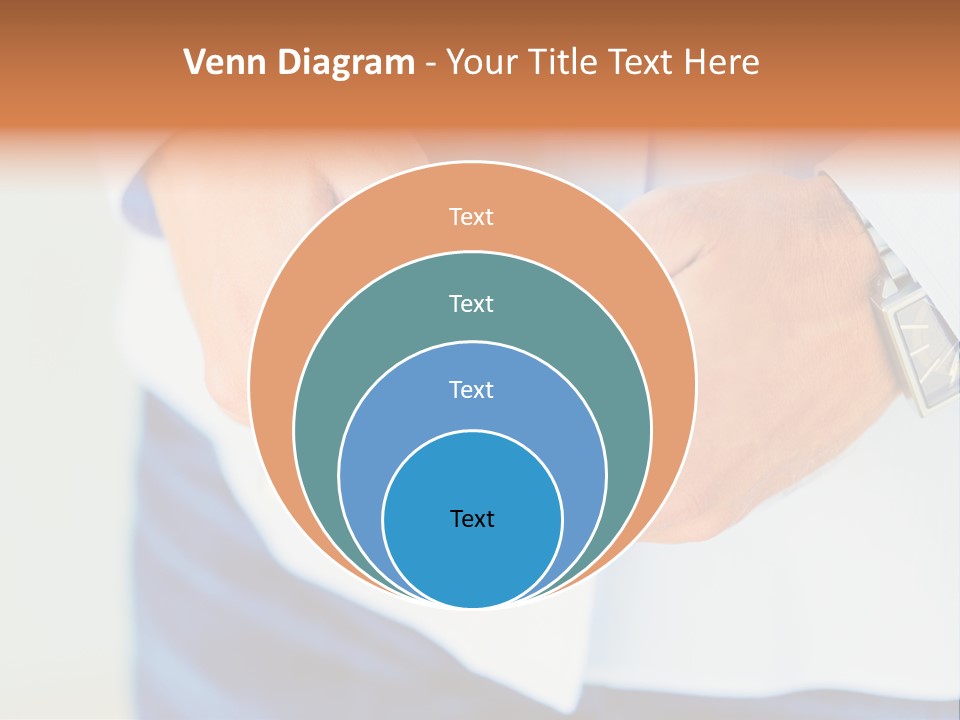 Elderly Mother Wave PowerPoint Template