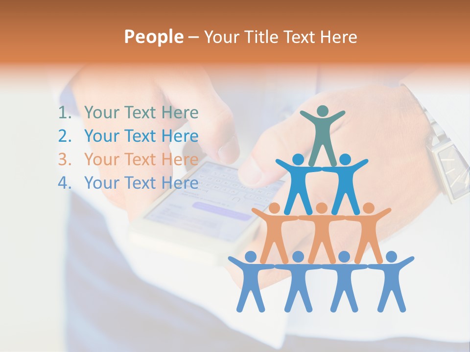 Elderly Mother Wave PowerPoint Template