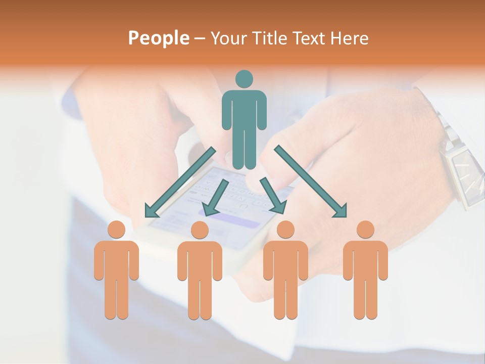 Elderly Mother Wave PowerPoint Template