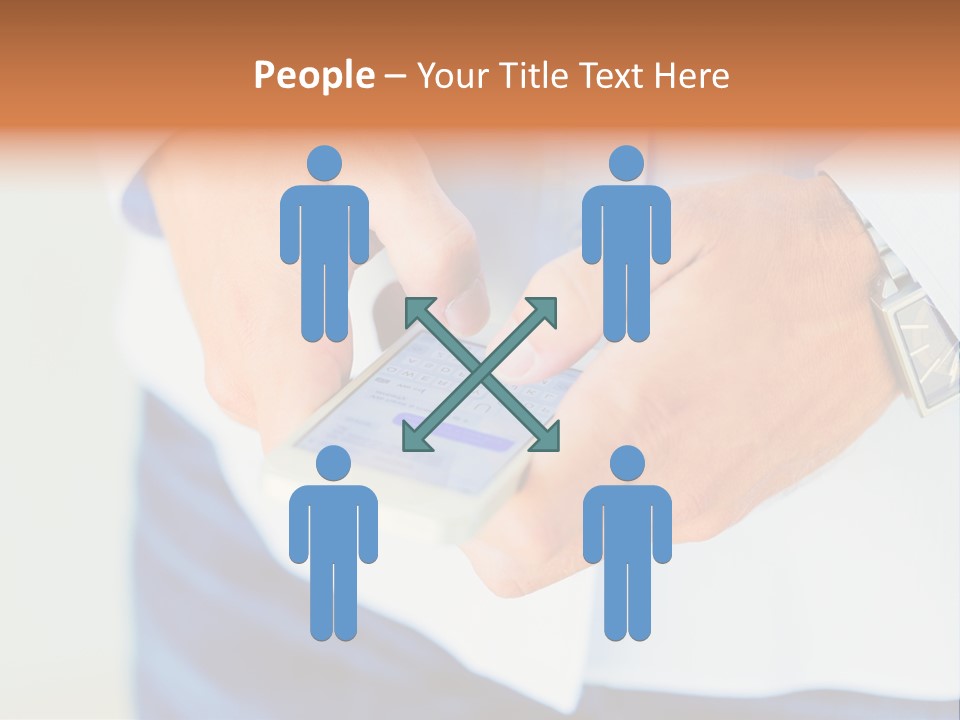 Elderly Mother Wave PowerPoint Template