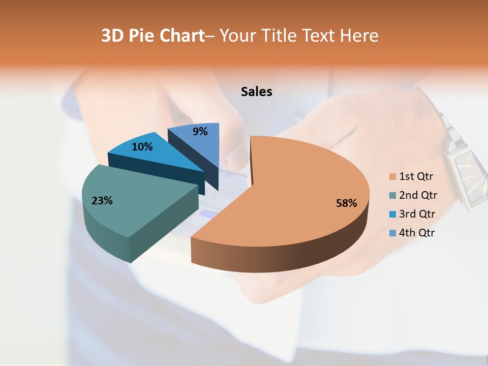 Elderly Mother Wave PowerPoint Template