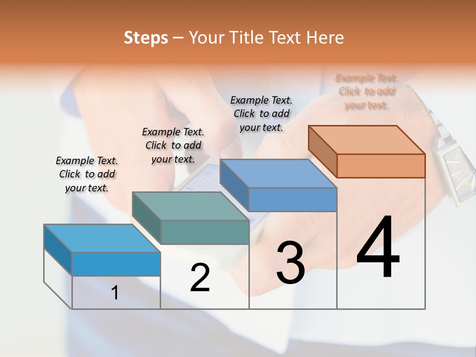 Elderly Mother Wave PowerPoint Template