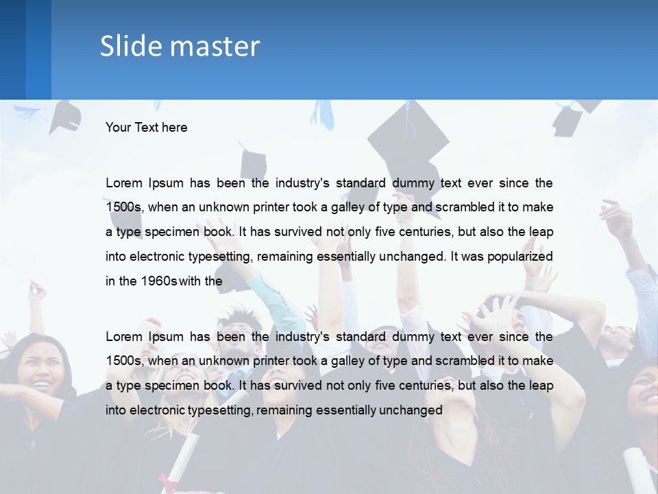 Pensioner Family Coast PowerPoint Template