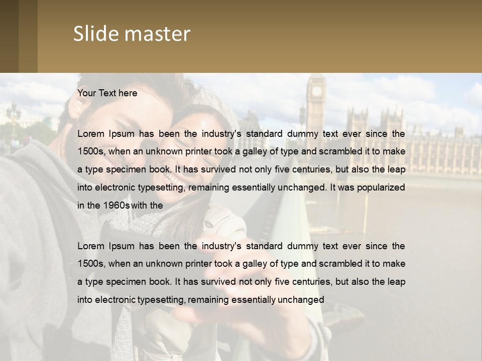 Single Water Ocean PowerPoint Template