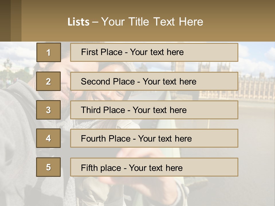 Single Water Ocean PowerPoint Template