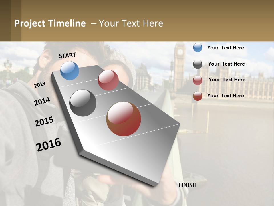 Single Water Ocean PowerPoint Template