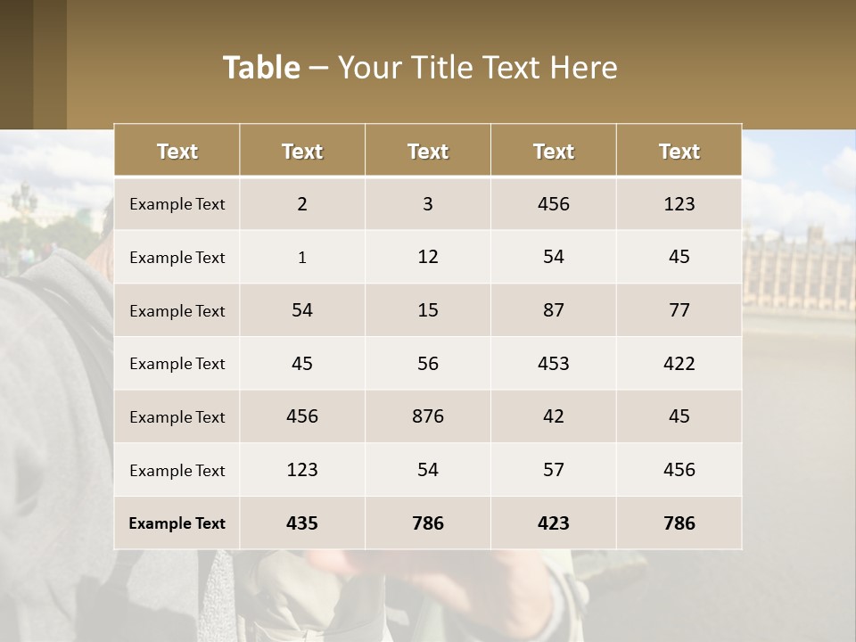 Single Water Ocean PowerPoint Template