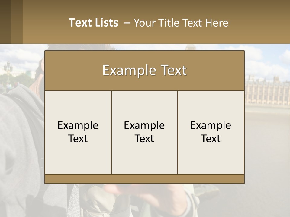 Single Water Ocean PowerPoint Template