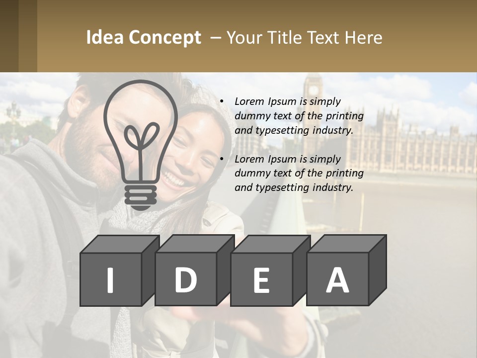 Single Water Ocean PowerPoint Template