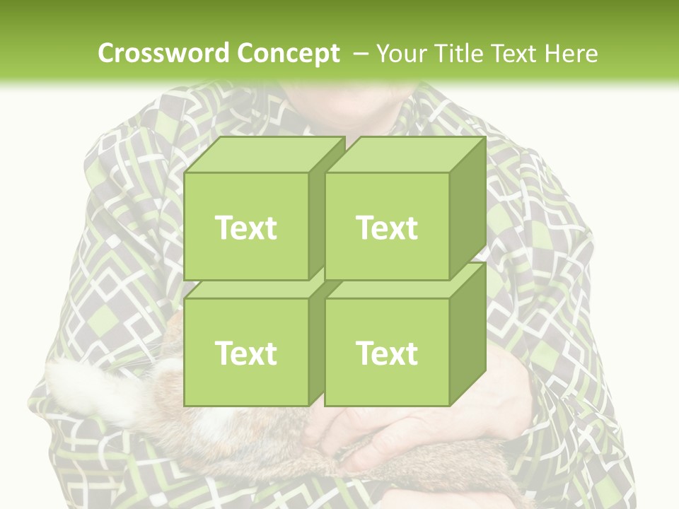 Woman Caucasian Coast PowerPoint Template