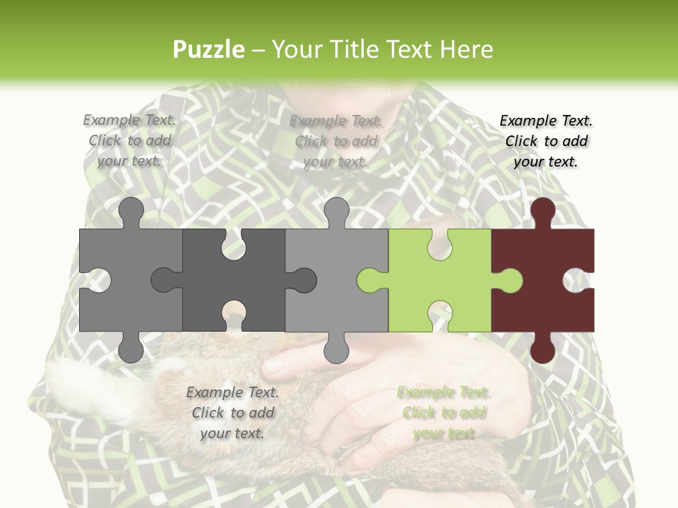 Woman Caucasian Coast PowerPoint Template