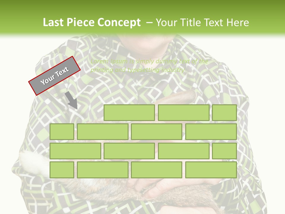 Woman Caucasian Coast PowerPoint Template