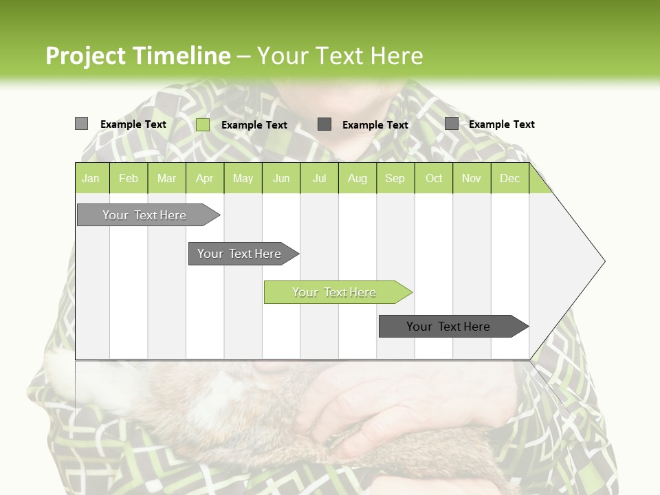 Woman Caucasian Coast PowerPoint Template