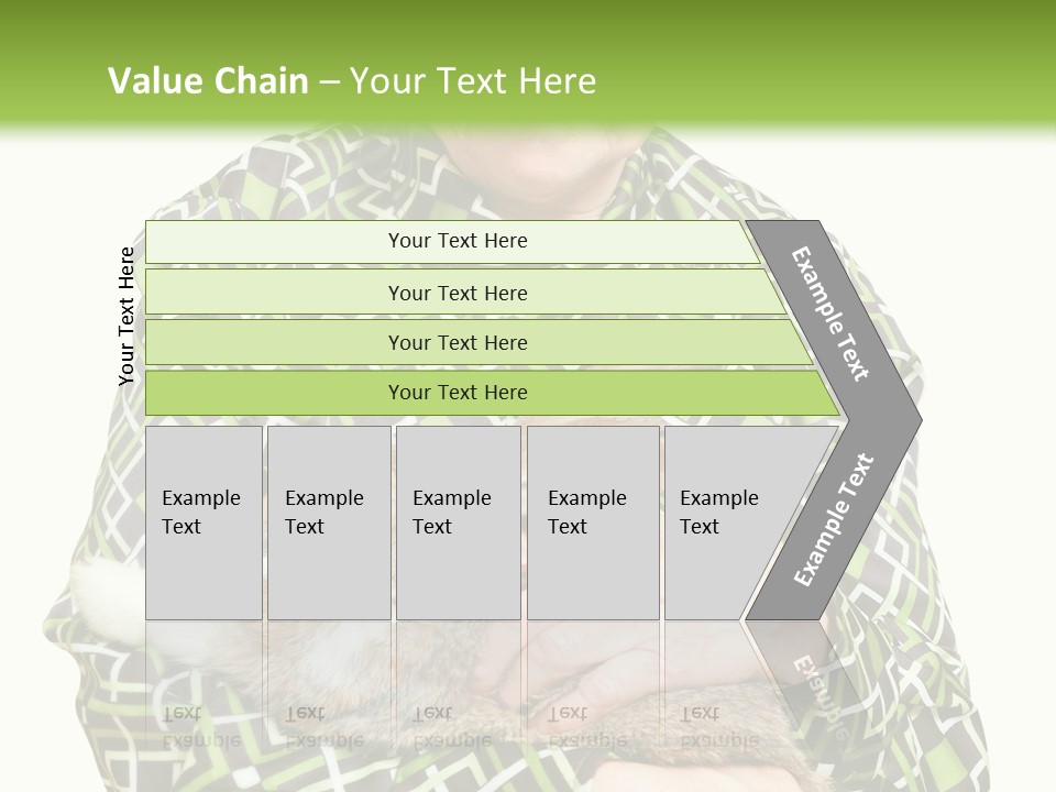 Woman Caucasian Coast PowerPoint Template
