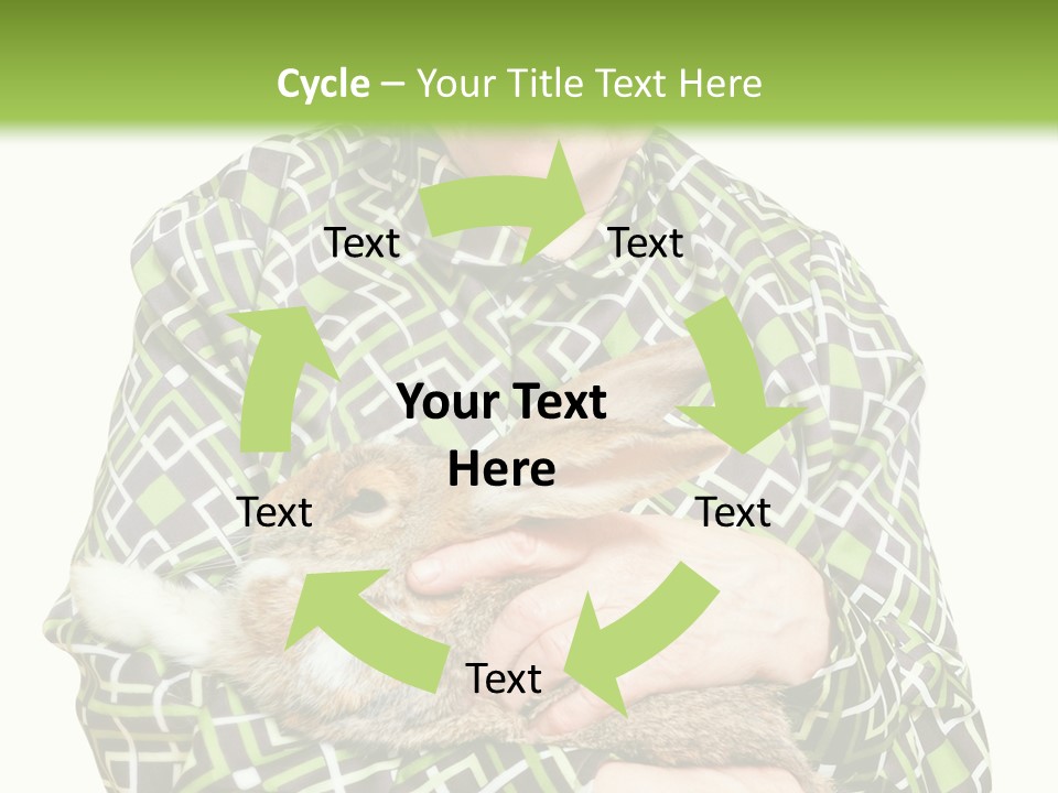 Woman Caucasian Coast PowerPoint Template