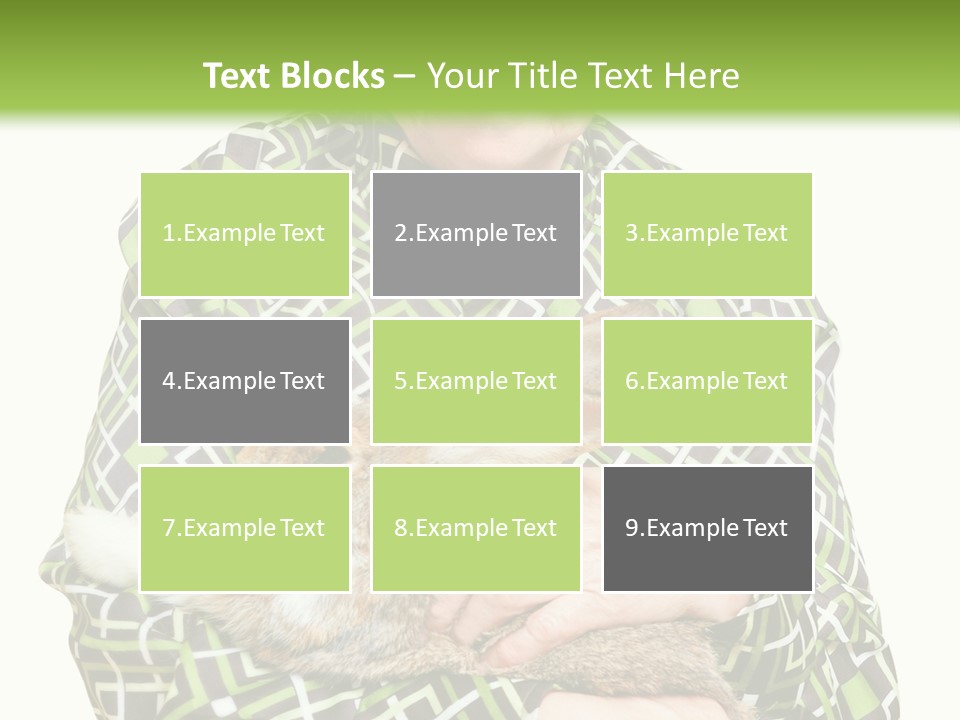 Woman Caucasian Coast PowerPoint Template