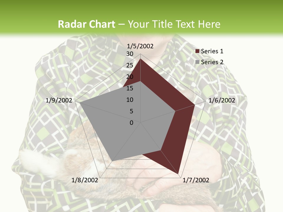 Woman Caucasian Coast PowerPoint Template