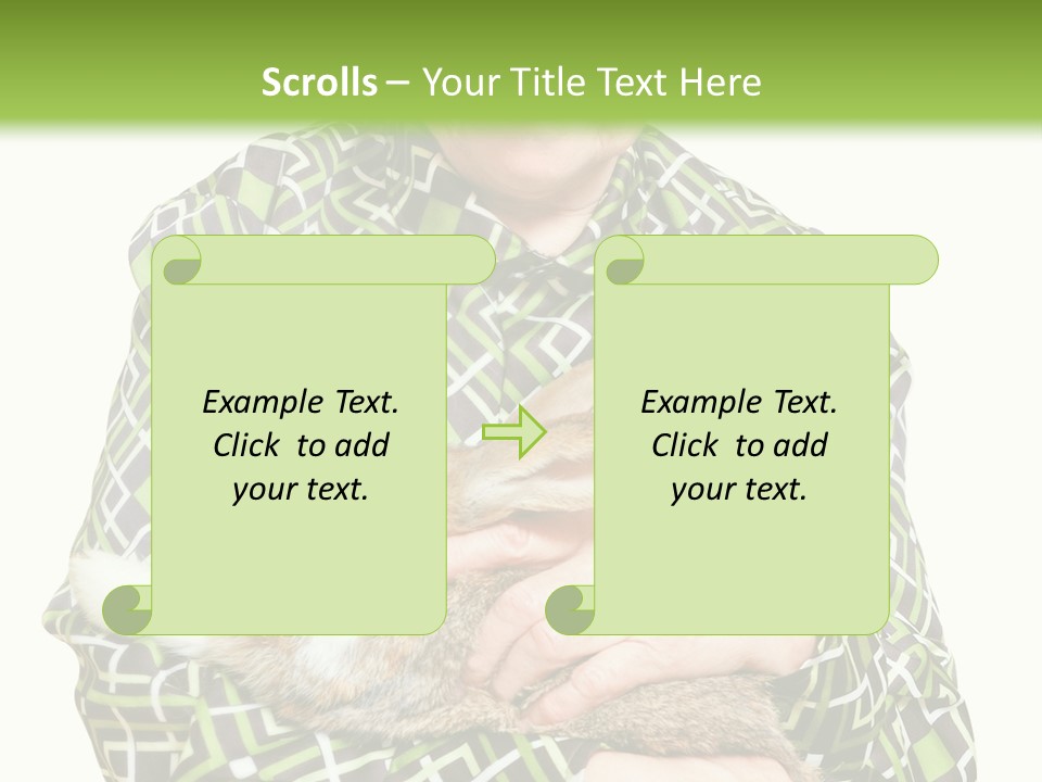 Woman Caucasian Coast PowerPoint Template