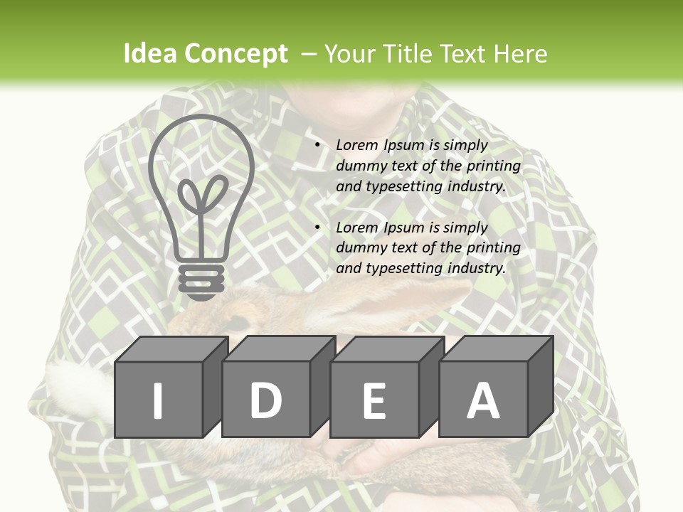 Woman Caucasian Coast PowerPoint Template