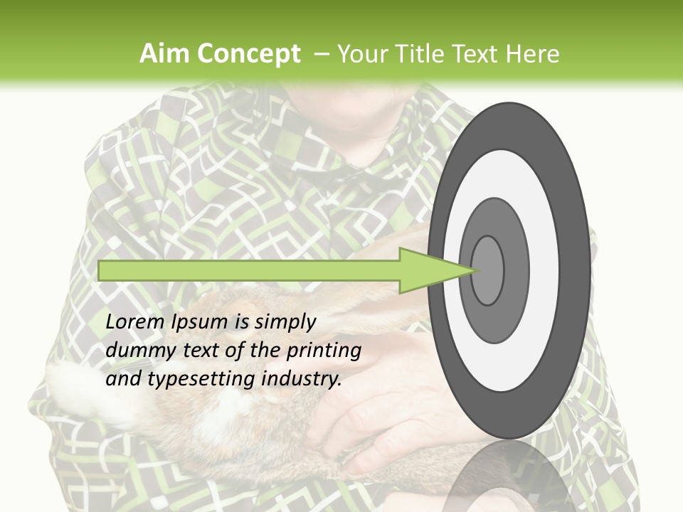 Woman Caucasian Coast PowerPoint Template