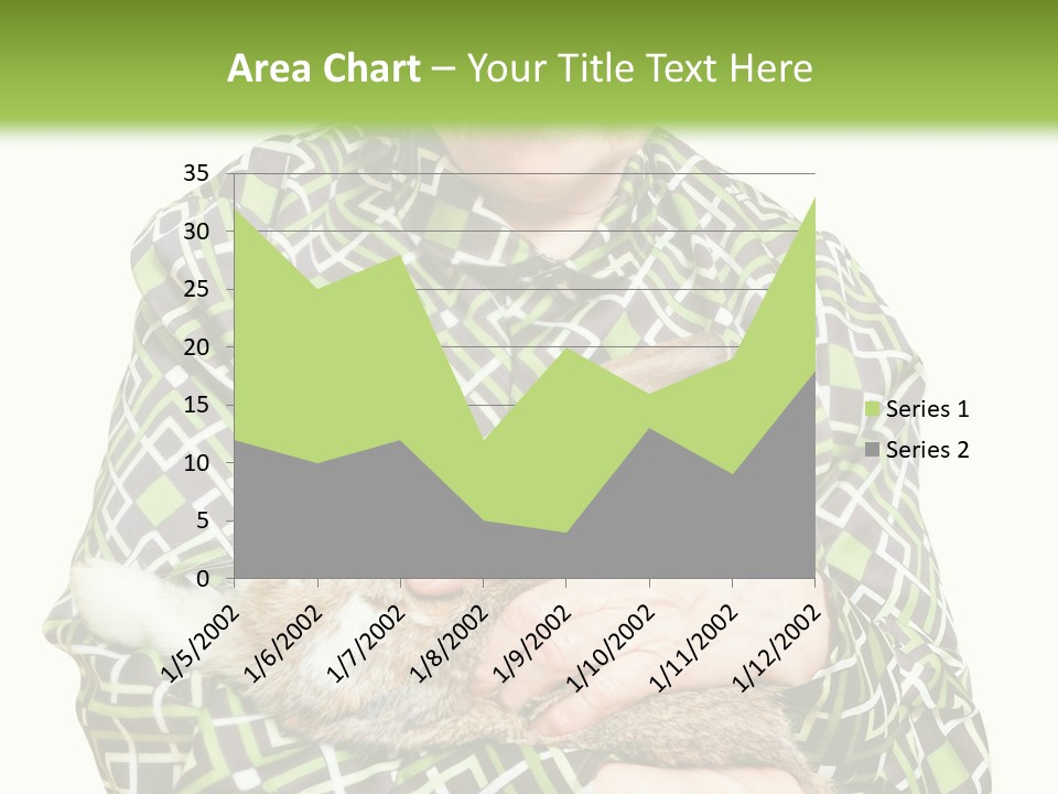 Woman Caucasian Coast PowerPoint Template