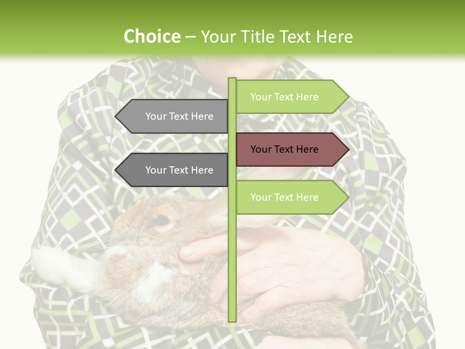 Woman Caucasian Coast PowerPoint Template