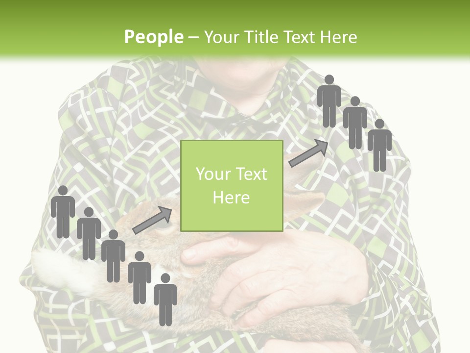 Woman Caucasian Coast PowerPoint Template