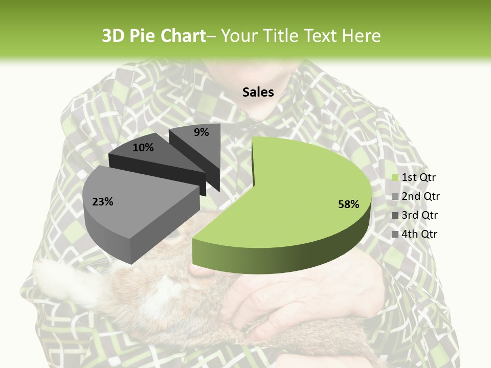 Woman Caucasian Coast PowerPoint Template