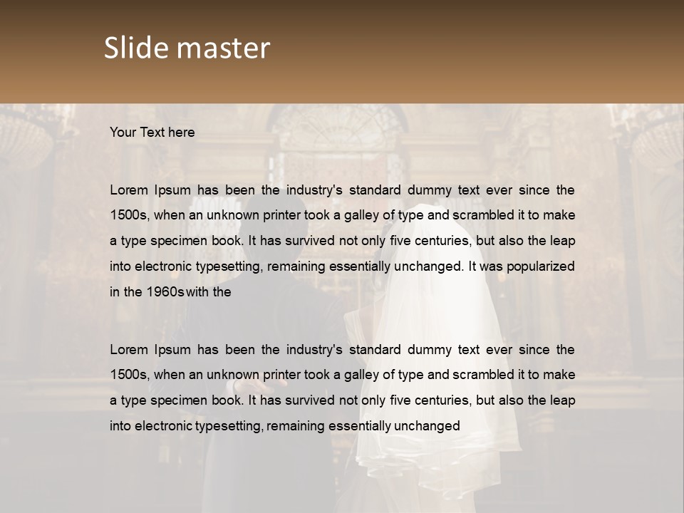 Beach Sunrise Old PowerPoint Template